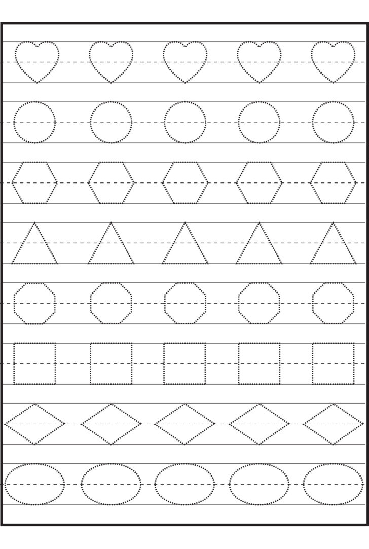 Preschool Tracing Worksheets Free Printable