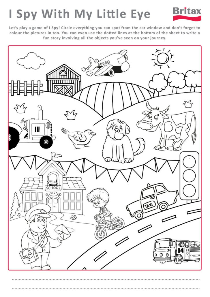 Free Printable Kids Activities Sheets