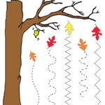 Printable Fall Line Tracing Worksheets Line Tracing Worksheets Fall