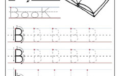 Printable Letter B Tracing Worksheets For Preschool Alphabet