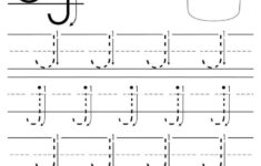 Printable Letter J Tracing Worksheet With Number And Arrow Guides