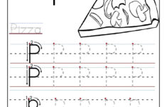 Printable Letter P Tracing Worksheets For Preschool Tracing