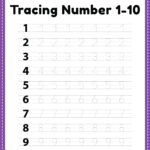 Printable Numbers 1 10 Tracing 8 Best Number Tracing Printable