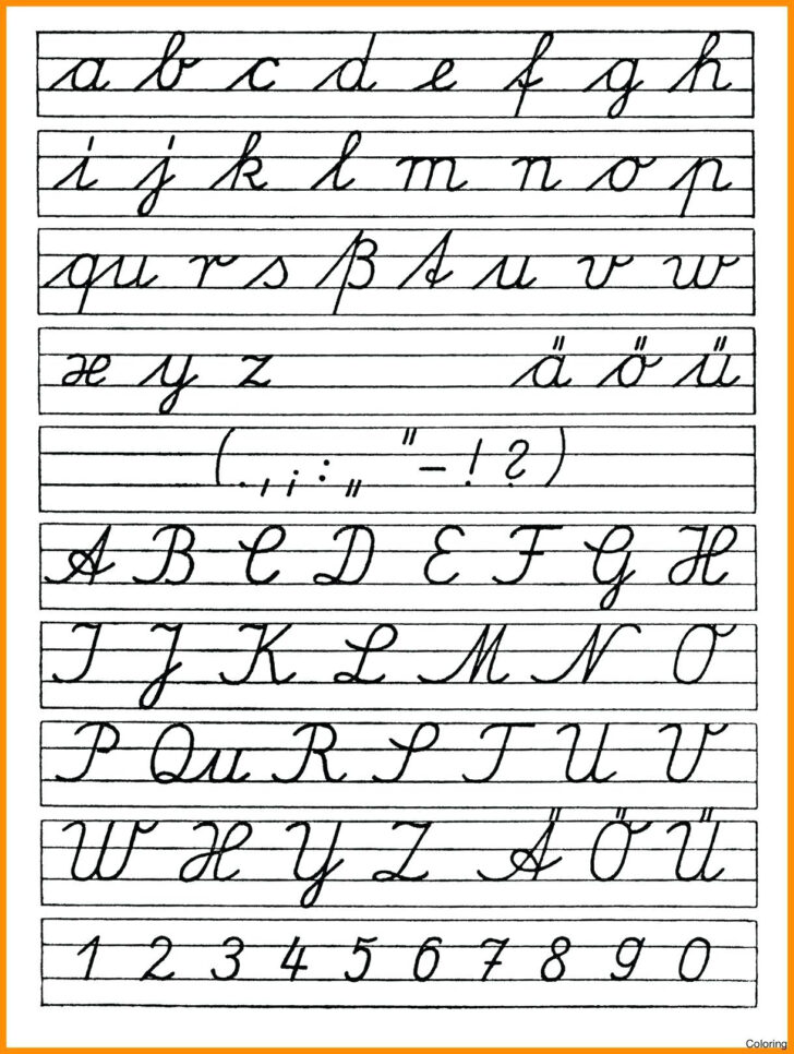 Free Cursive Alphabet Tracing Worksheets