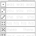 Roll And Trace Sight Words With Thanksgiving Mouse Sight Word