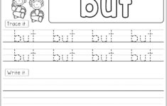 Sight Word Tracing Worksheets Name Tracing Generator Free