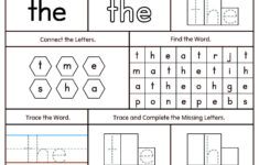 Sight Words Tracing Worksheets Pdf AlphabetWorksheetsFree