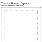 Square Tracing Worksheet PRINTABLE Kids Worksheets