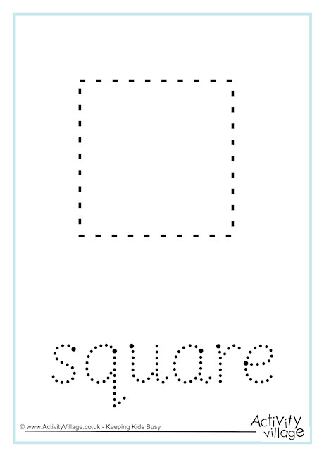 Square Word Tracing