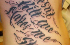 Tattoo Fonts Cursive3D Tattoos