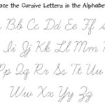 The Cursive Alphabet Printable AlphabetWorksheetsFree