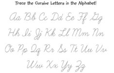 The Cursive Alphabet Printable AlphabetWorksheetsFree