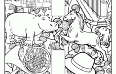 Things That Start With The Letter H Coloring Pages Coloring Home