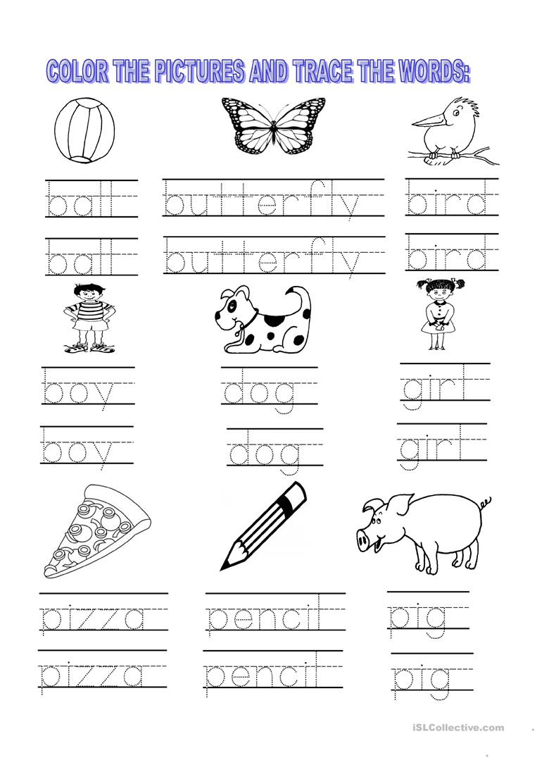 English Tracing Worksheets Tracing Worksheets