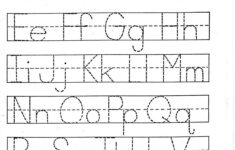 Trace Letter Worksheets Free Alphabet Worksheets Kindergarten