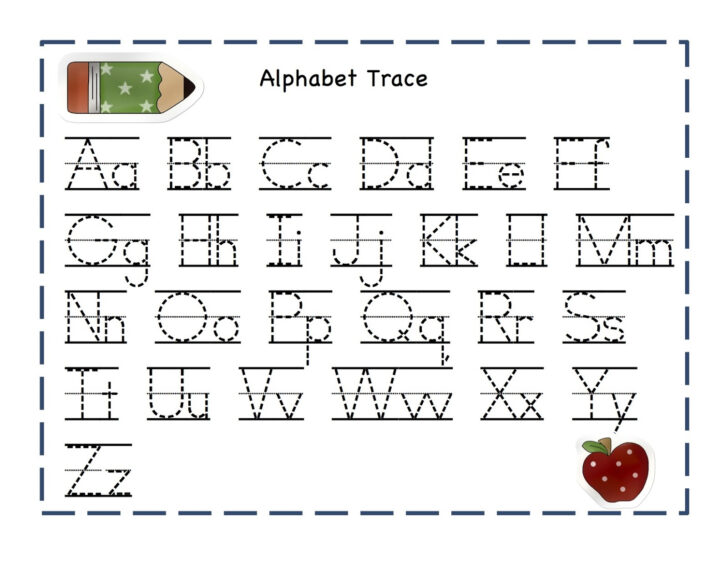 Worksheets On Tracing Letters