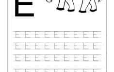 Trace Letters Worksheets Activity Shelter