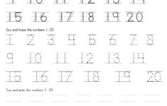 Trace Numbers 1 20 Beles club Free Printable Tracing Numbers 1 20