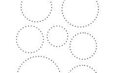 Trace The Circles Coloring Page Twisty Noodle Shape Worksheets For
