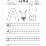 Trace The Letter A Worksheets Activity Shelter