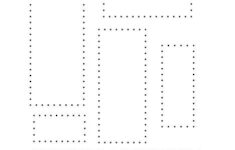 Trace The Rectangles Coloring Page Twisty Noodle Shape Worksheets