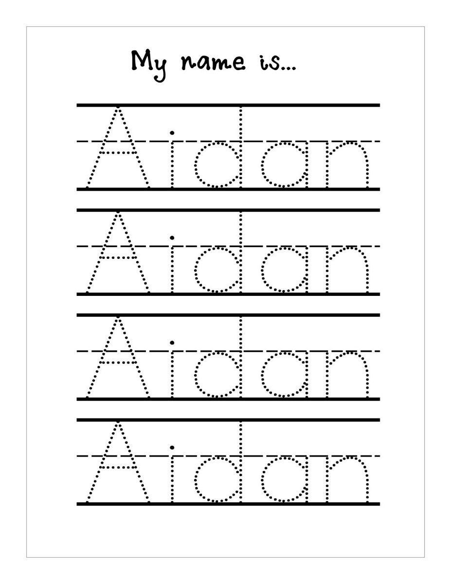Trace Your Name Worksheets Name Tracing Worksheets Tracing 