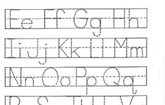 Traceable Alphabet Worksheets A Z Activity Shelter