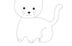 Tracing Cat Worksheet In 2020 Tracing Worksheets Upper And Lowercase