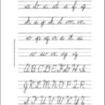 Tracing Cursive Alphabet Letters TracingLettersWorksheets