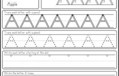 Tracing Dotted Letters Worksheets TracingLettersWorksheets