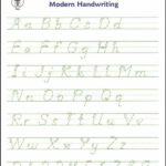 Tracing Handwriting Worksheets Hand Writing