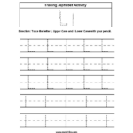 Tracing Letter L Worksheets For Kindergarten TracingLettersWorksheets