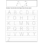 Tracing Letters Az Worksheets TracingLettersWorksheets