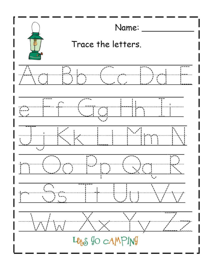 Printable Tracing Worksheets For 3 Year Olds