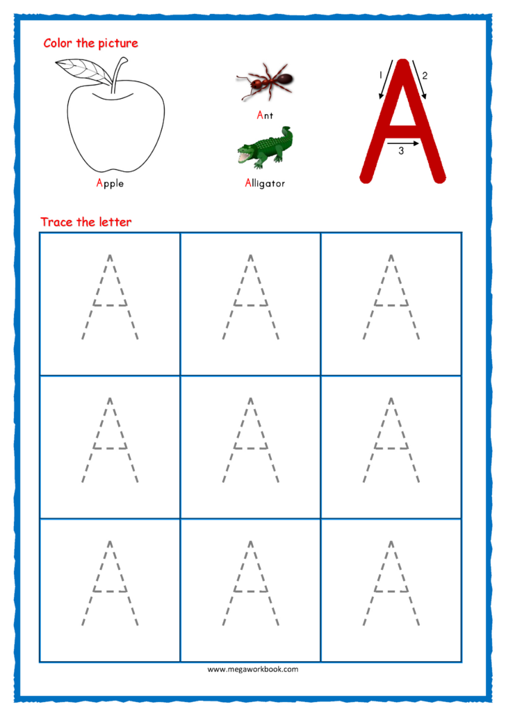 Tracing Worksheet For Nursery