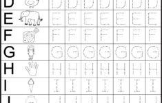 Tracing Letters Worksheets Kindergarten TracingLettersWorksheets
