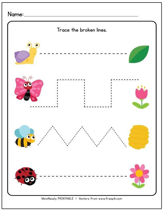 Tracing Lines Worksheets Https tribobot Preschool Tracing 