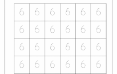 Tracing Numbers And Counting 6 Worksheets 99Worksheets