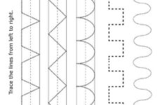 Tracing Practice Worksheet Pre K VPK Tracing Worksheets Free