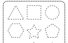 Tracing Shapes Worksheet Maths Crunch