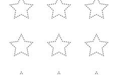 Tracing Star Worksheet Free Printable PDF