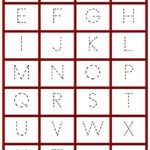 Tracing The Alphabet Letters A To Z Dot To Dot Printable Worksheet