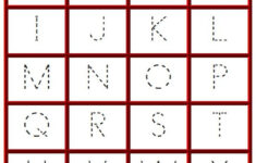 Tracing The Alphabet Letters A To Z Dot To Dot Printable Worksheet