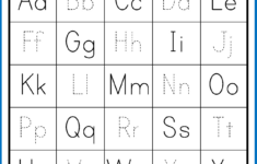 Tracing Upper And Lowercase Letters TracingLettersWorksheets