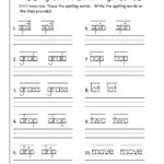 Tracing Words Worksheets 1st Grade AlphabetWorksheetsFree