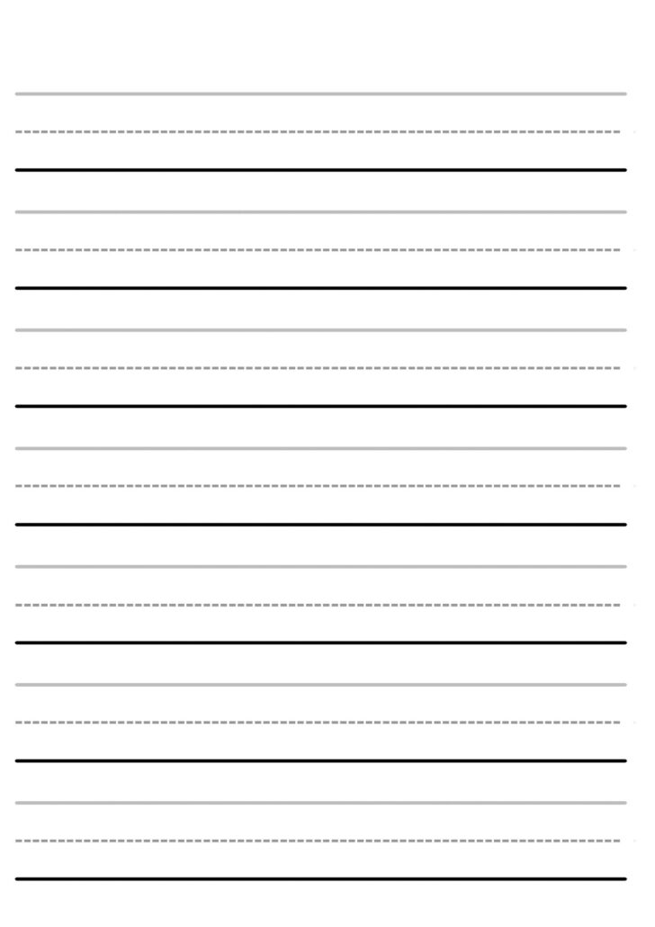 Free Printable Blank Tracing Worksheets