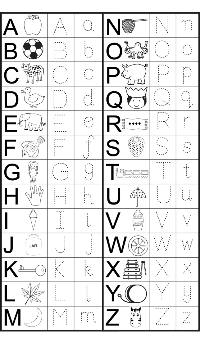 Uppercase And Lowercase Worksheets Alphabet Worksheets Free 