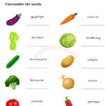 Vegetables Worksheets Printable And Online Worksheets Pack