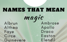 What Are Names That Mean Magic 44 Unique Names For Girls And Boys
