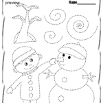 Winter Trace And Color Pages Print And Digital Christmas Worksheets
